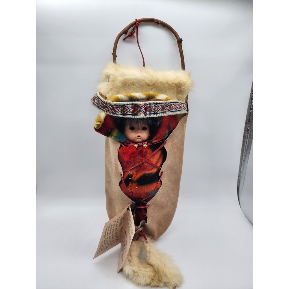 Charades Native American Porcelain Doll New Morning 1995 Signed Numbered 19 inch